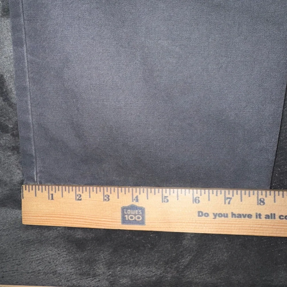 Mens 40x30 Carhartt Relaxed Fit Canvas Work Pants Grey Excellent Straight Leg